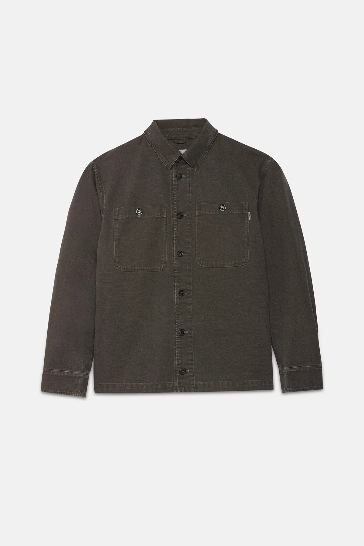Canvas Garment Dyed Overshirt - Image 6