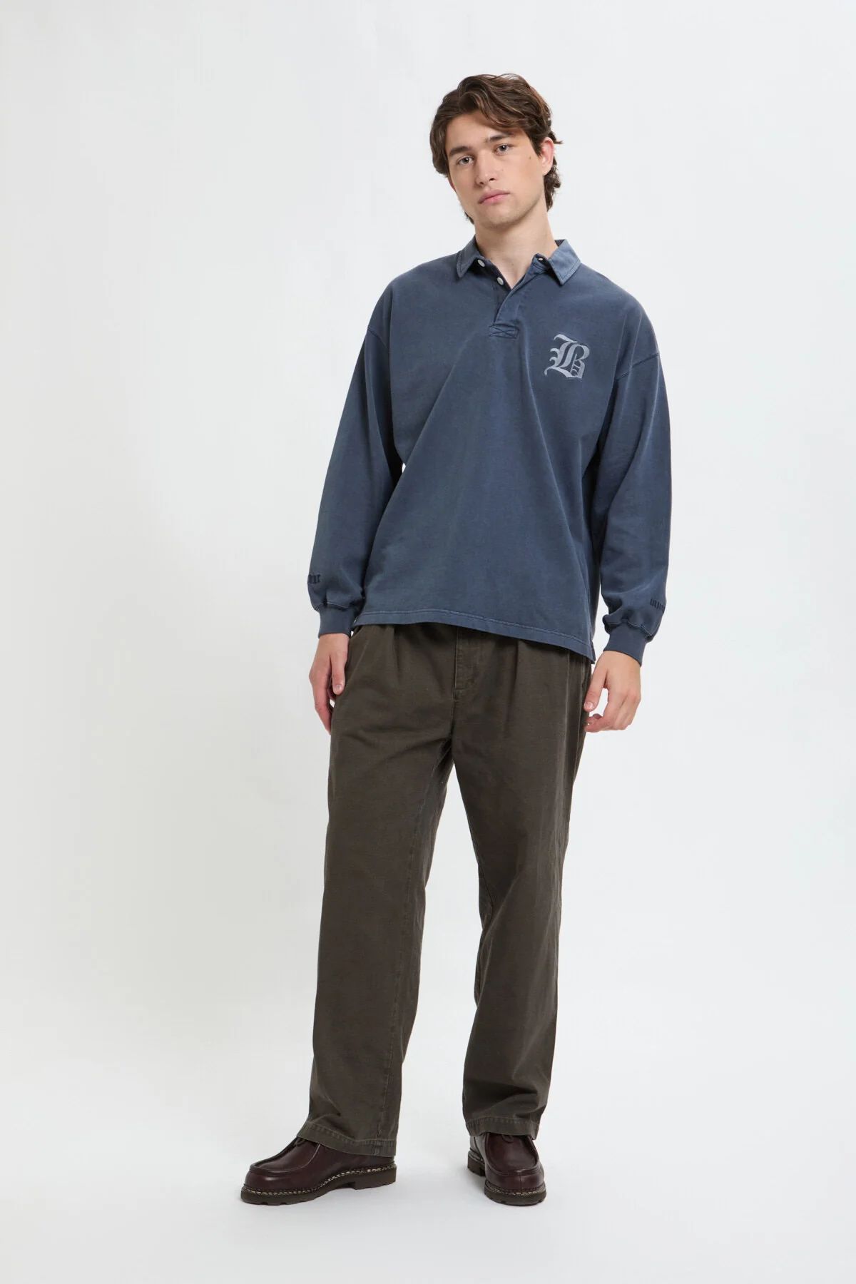 Canvas Garment Dyed Trousers - Image 5