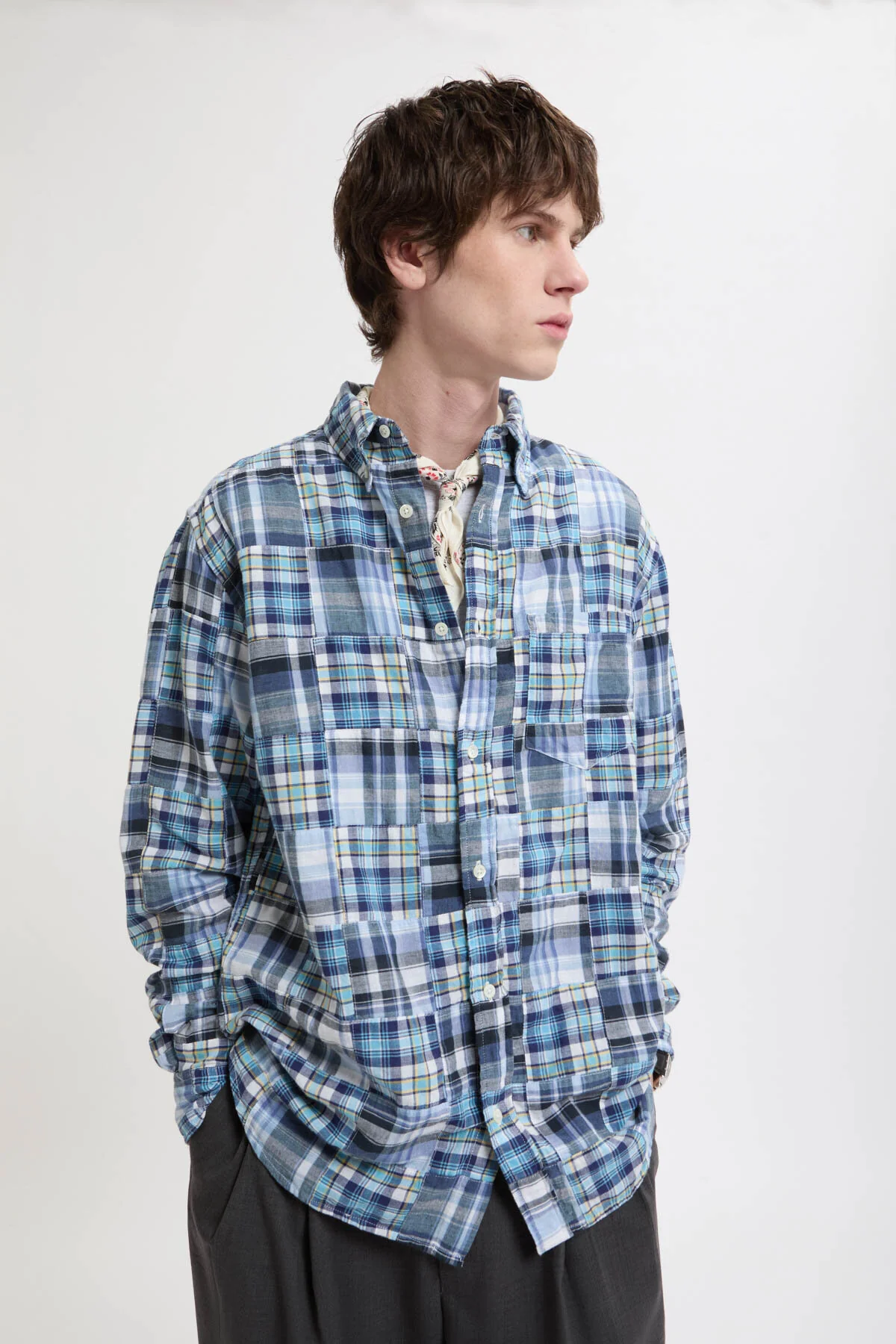 Madras BD Collar Shirt