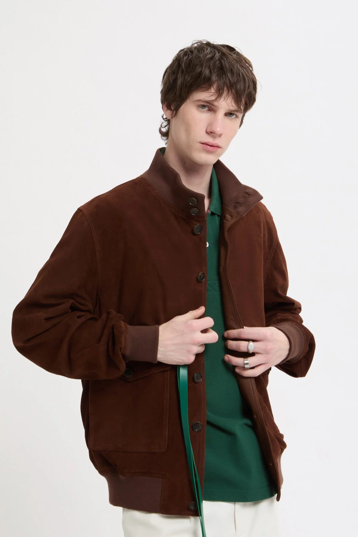 Suede Blouson