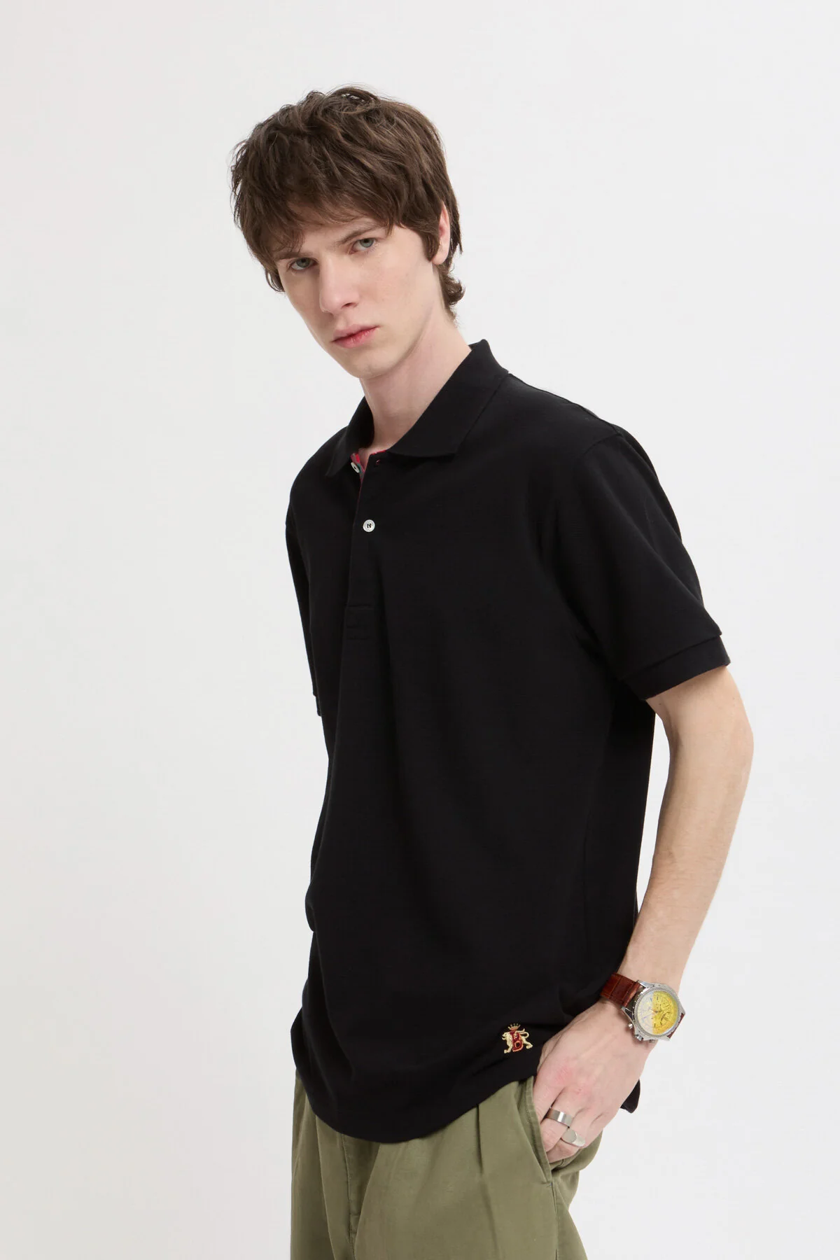 Tartan Placket Polo
