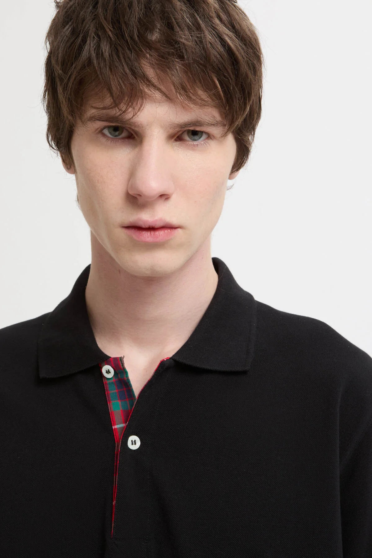 Tartan Placket Polo - Image 4